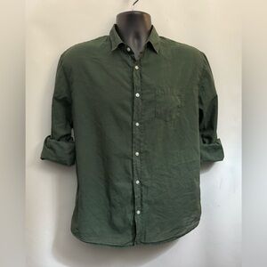 $228 FRANK & EILEEN Made In USA Luke Shirt Men S Thin Voile Featherweight Cotton